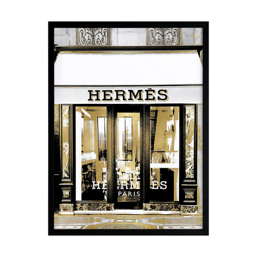 Hermes in Gold Printed Wall Art