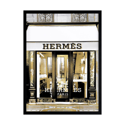 Hermes in Gold Printed Wall Art