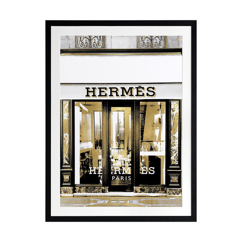 Hermes in Gold Printed Wall Art