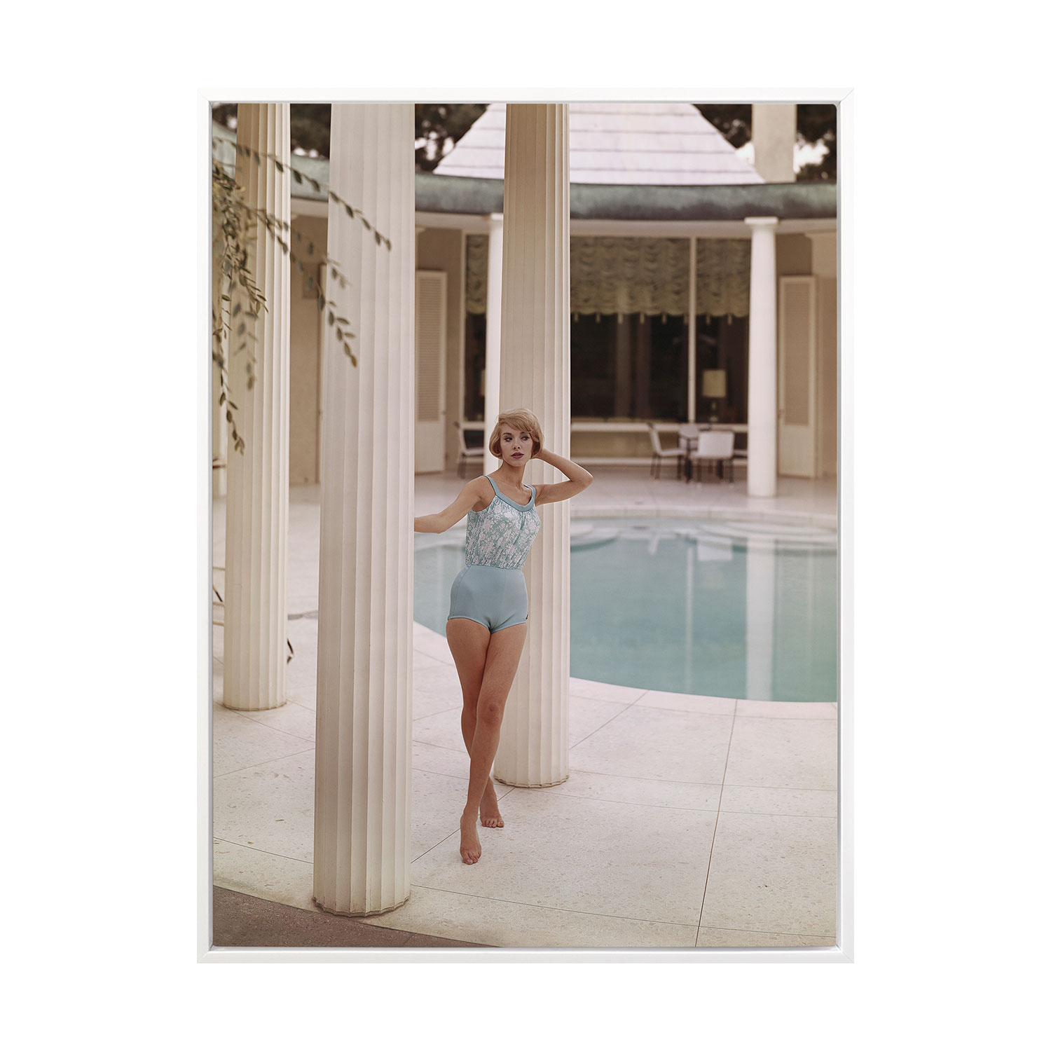 Poolside Glamour I Printed Wall Art