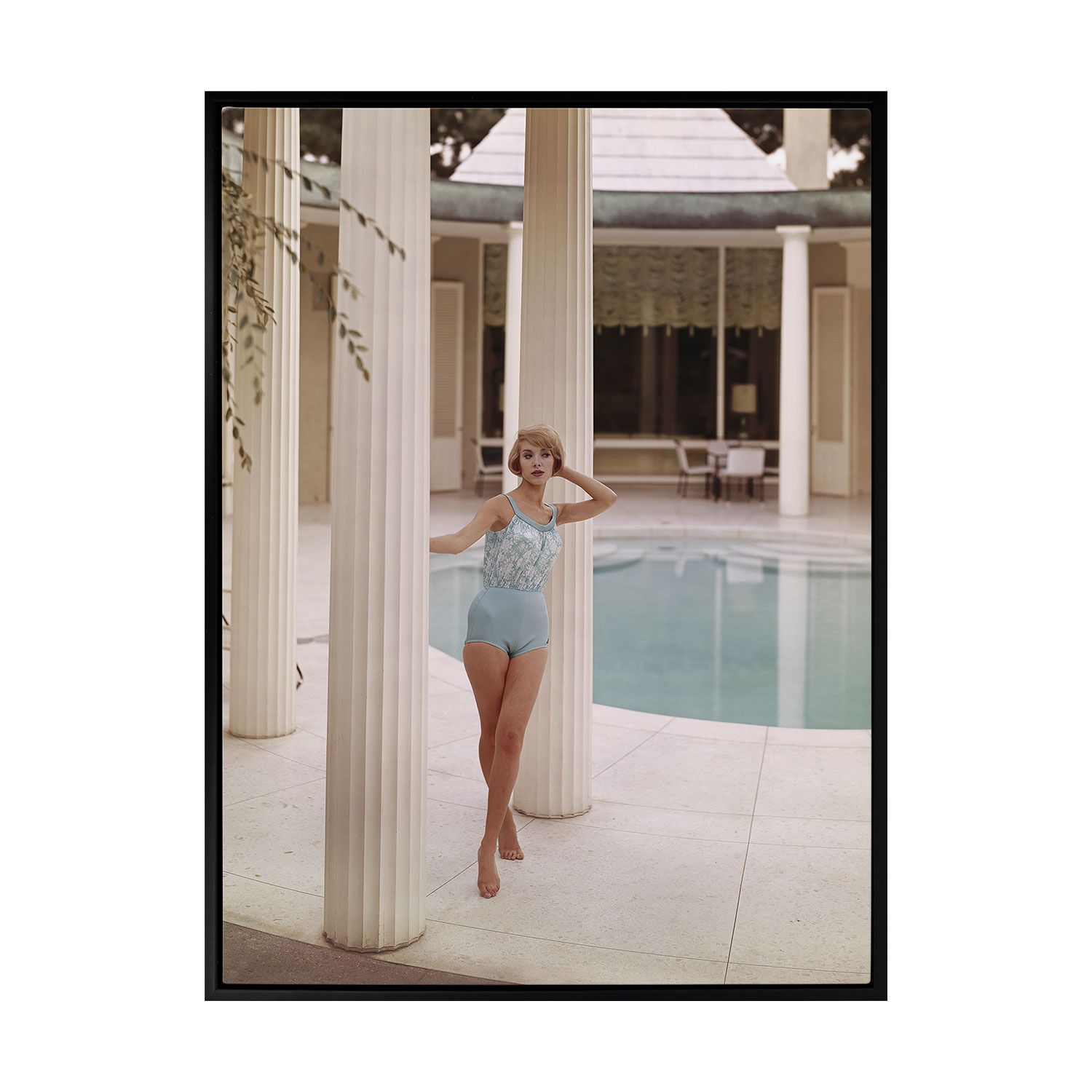 Poolside Glamour I Printed Wall Art