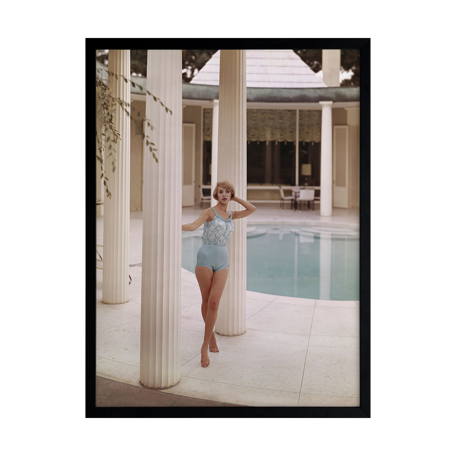 Poolside Glamour I Printed Wall Art