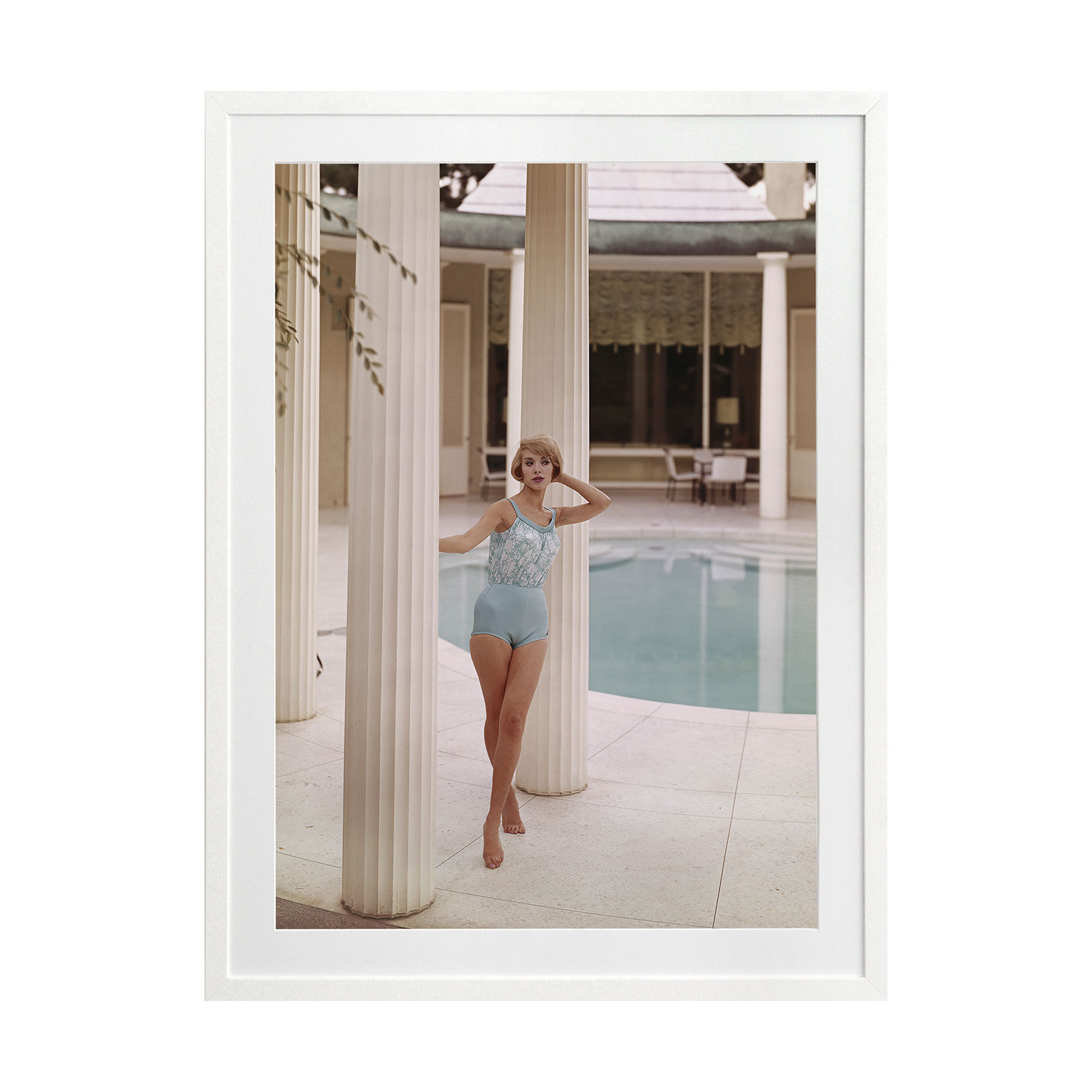 Poolside Glamour I Printed Wall Art
