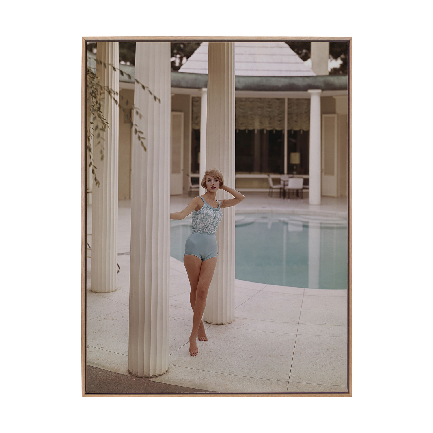 Poolside Glamour I Printed Wall Art