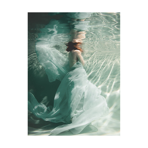 The Underwater Ball Printed Wall Art