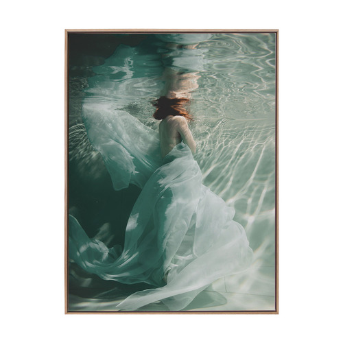 The Underwater Ball Printed Wall Art