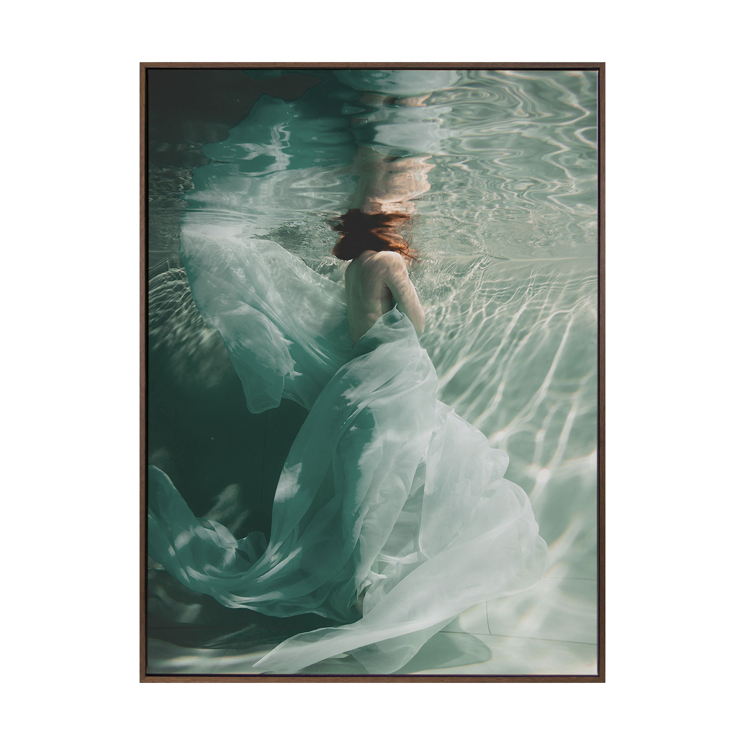 The Underwater Ball Printed Wall Art