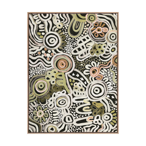 Connectedness Green I Canvas Wall Art
