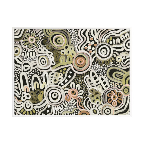 Connectedness Green I Canvas Wall Art