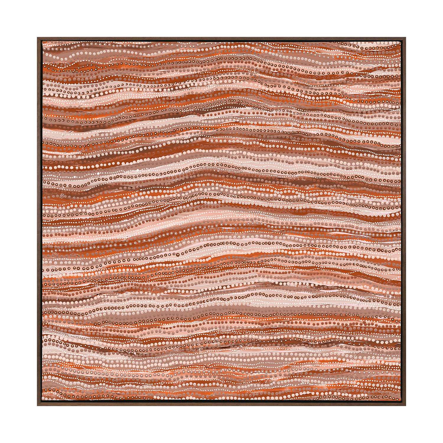 Dhaagun Red Canvas Wall Art