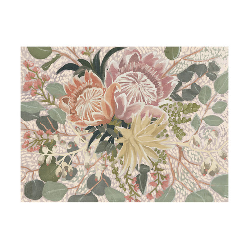 Alcove Studio Floral Blush I Printed Wall Art | Temple & Webster