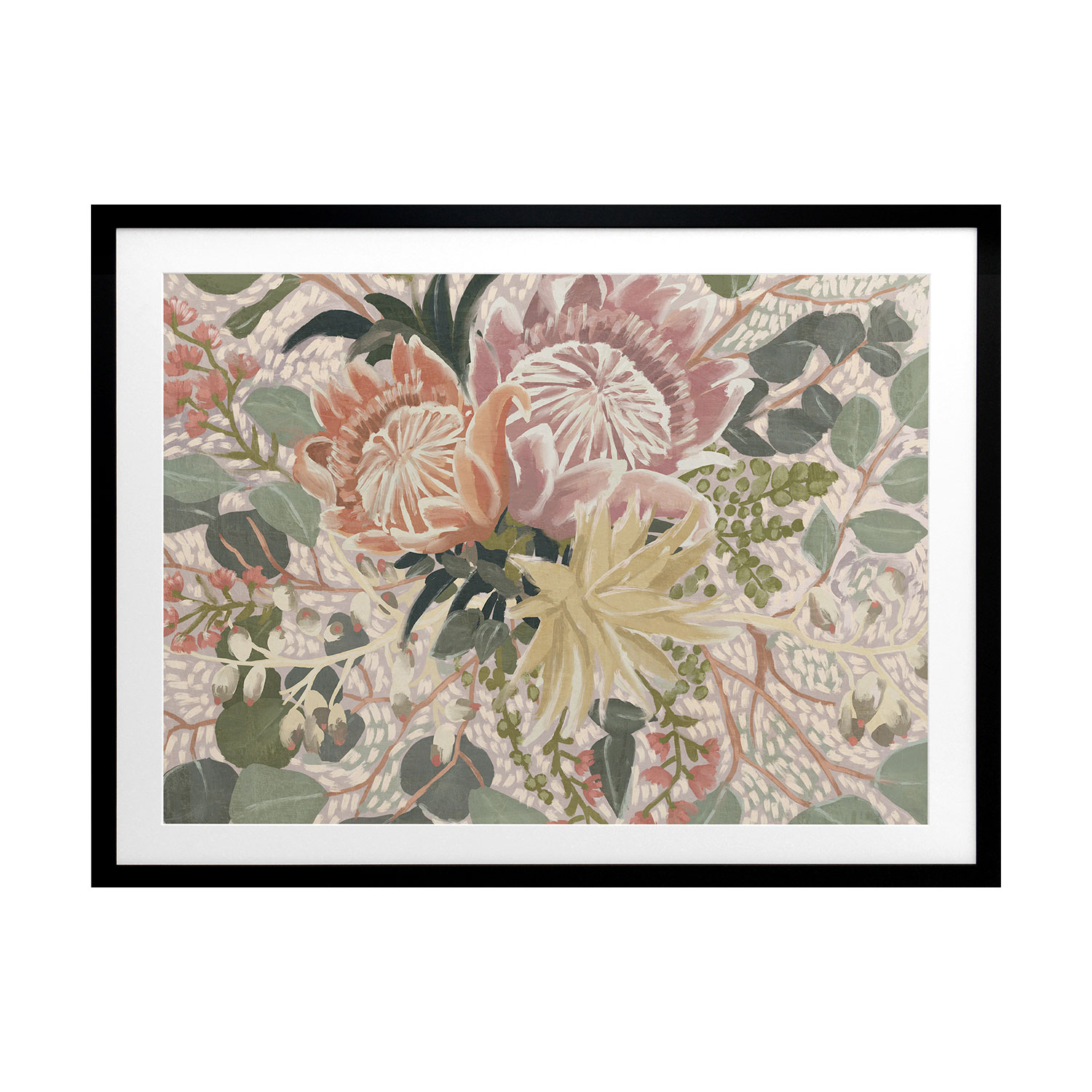 Floral Blush I Printed Wall Art