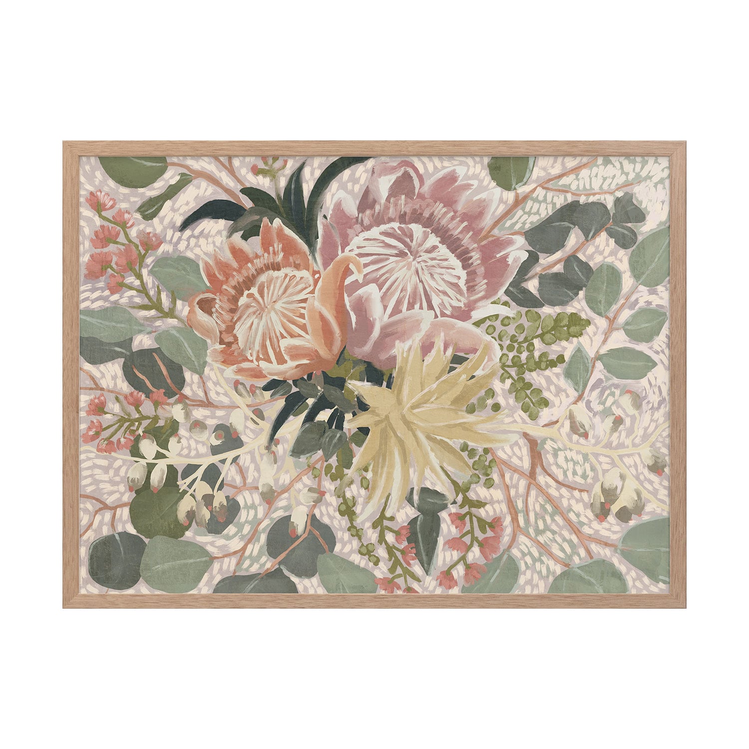 Floral Blush I Printed Wall Art