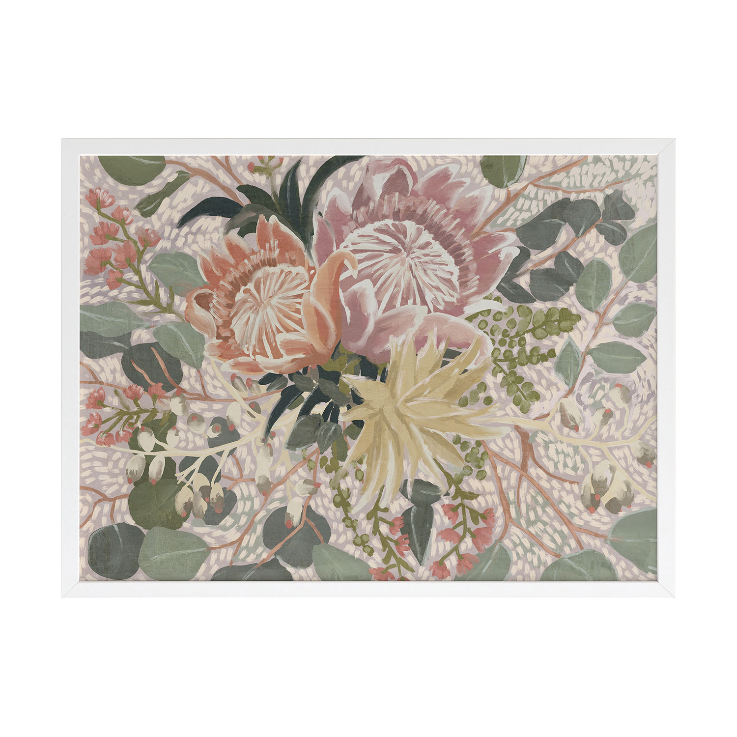 Floral Blush I Printed Wall Art