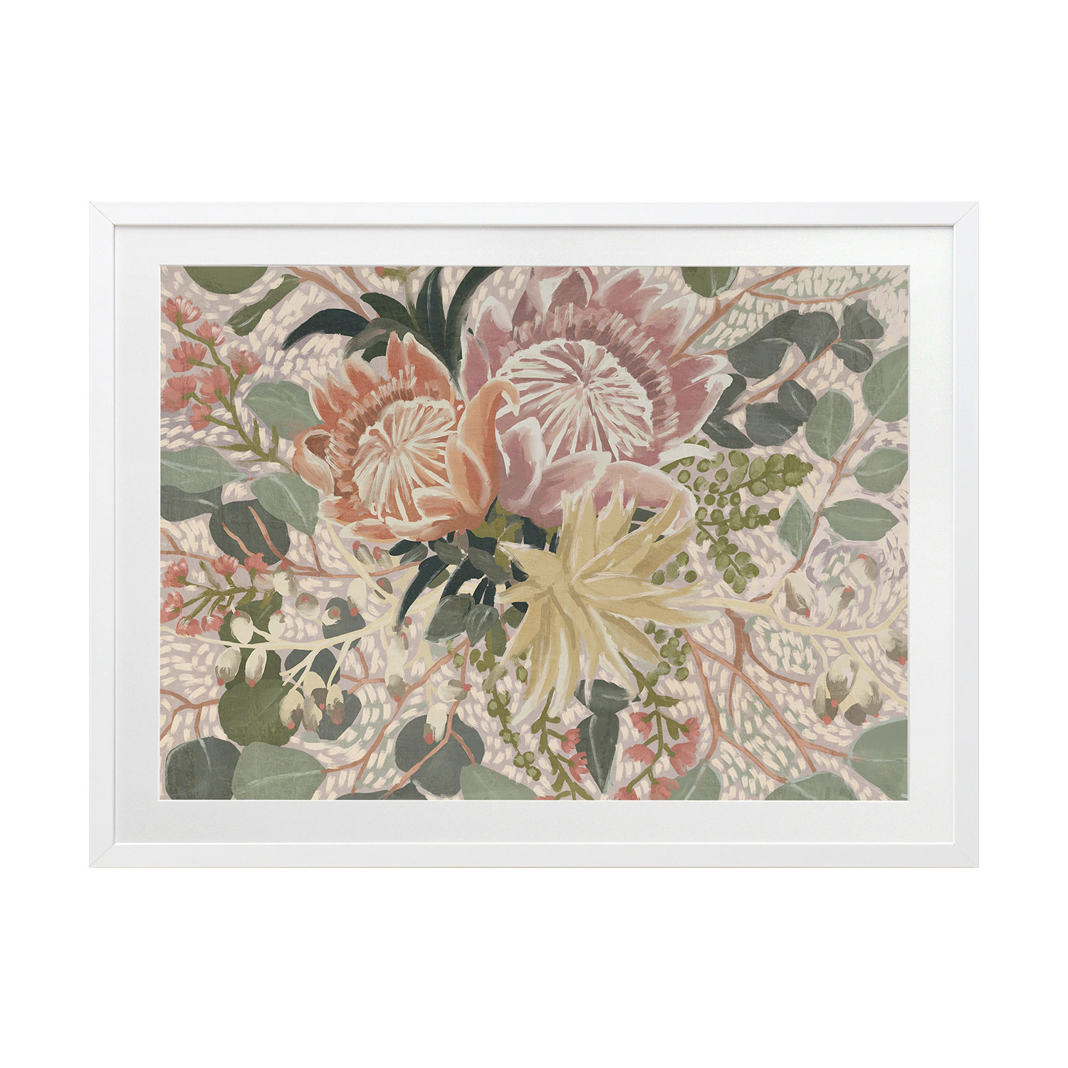 Floral Blush I Printed Wall Art