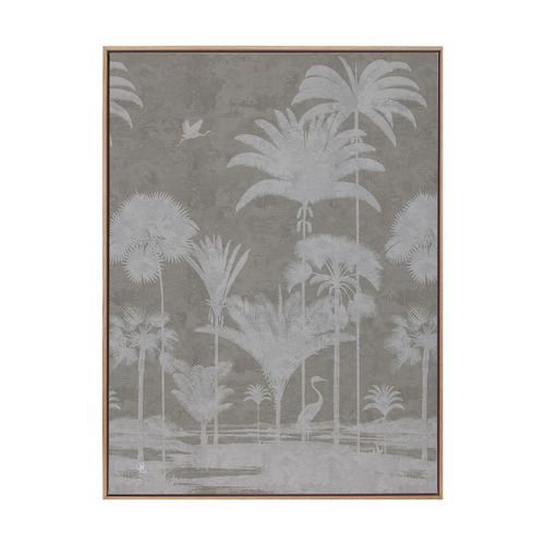 Shadow Palms Beige I Printed Wall Art