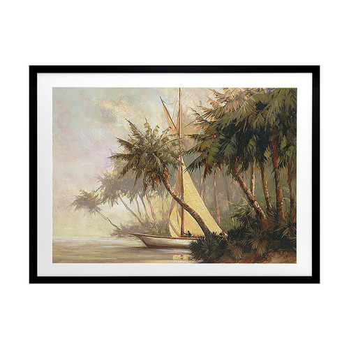 Alcove Studio Bay of Palms Printed Wall Art | Temple & Webster