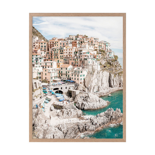 Cliffs of Cinque Terre Printed Wall Art