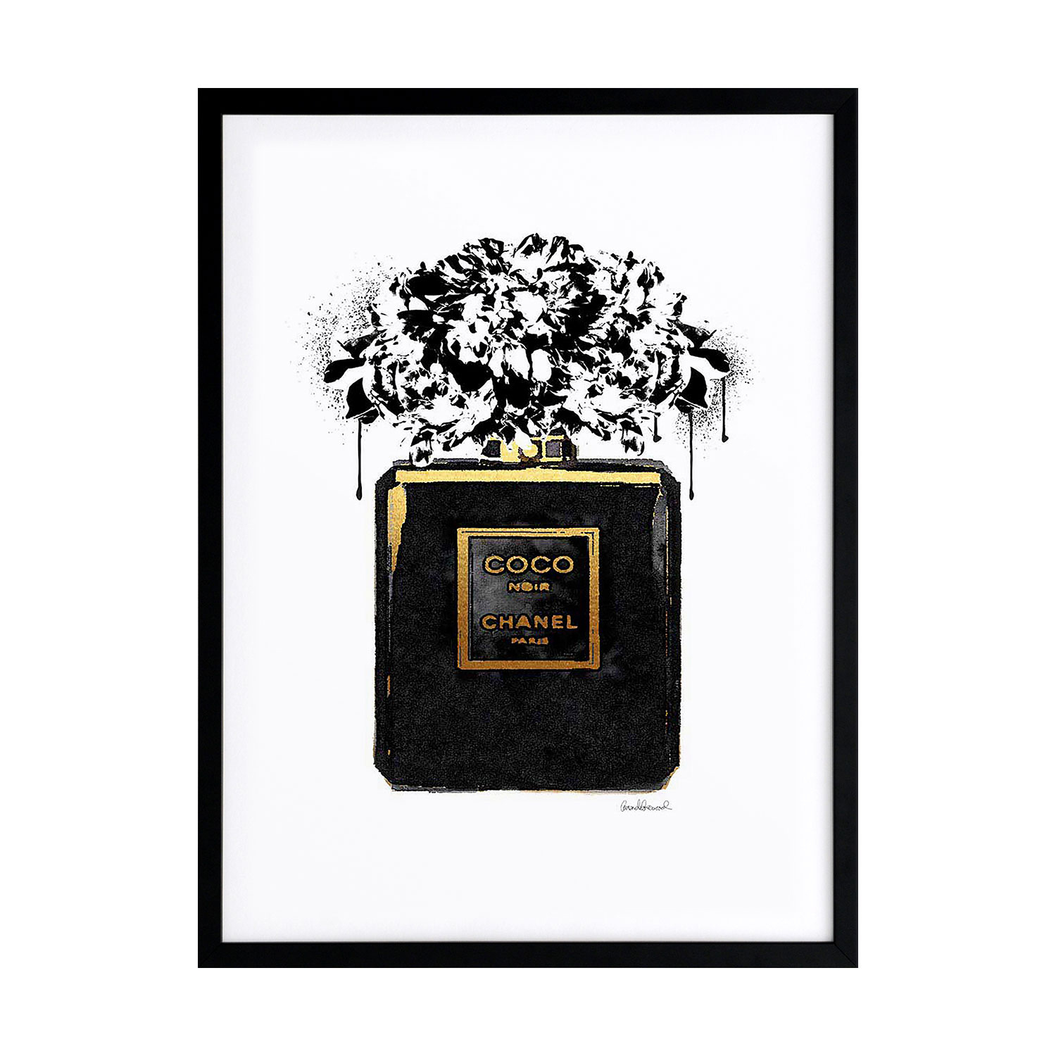 Coco Noir Printed Wall Art