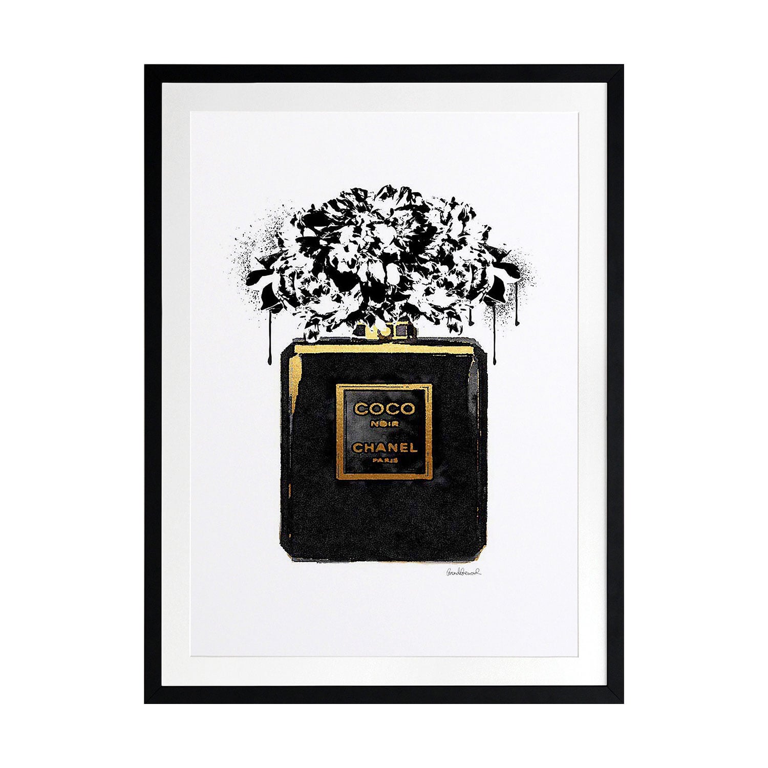 Coco Noir Printed Wall Art
