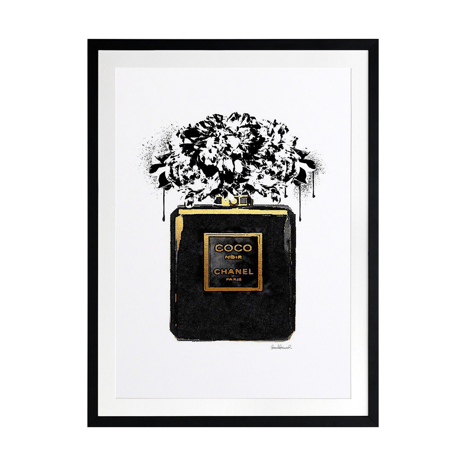 Coco Noir Printed Wall Art