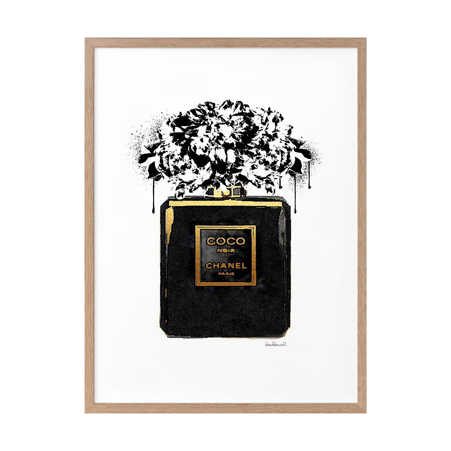 Coco Noir Printed Wall Art