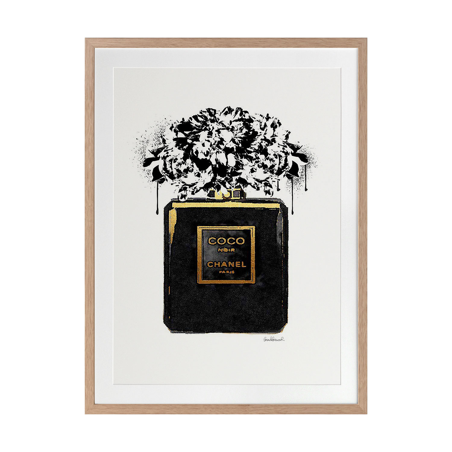 Coco Noir Printed Wall Art