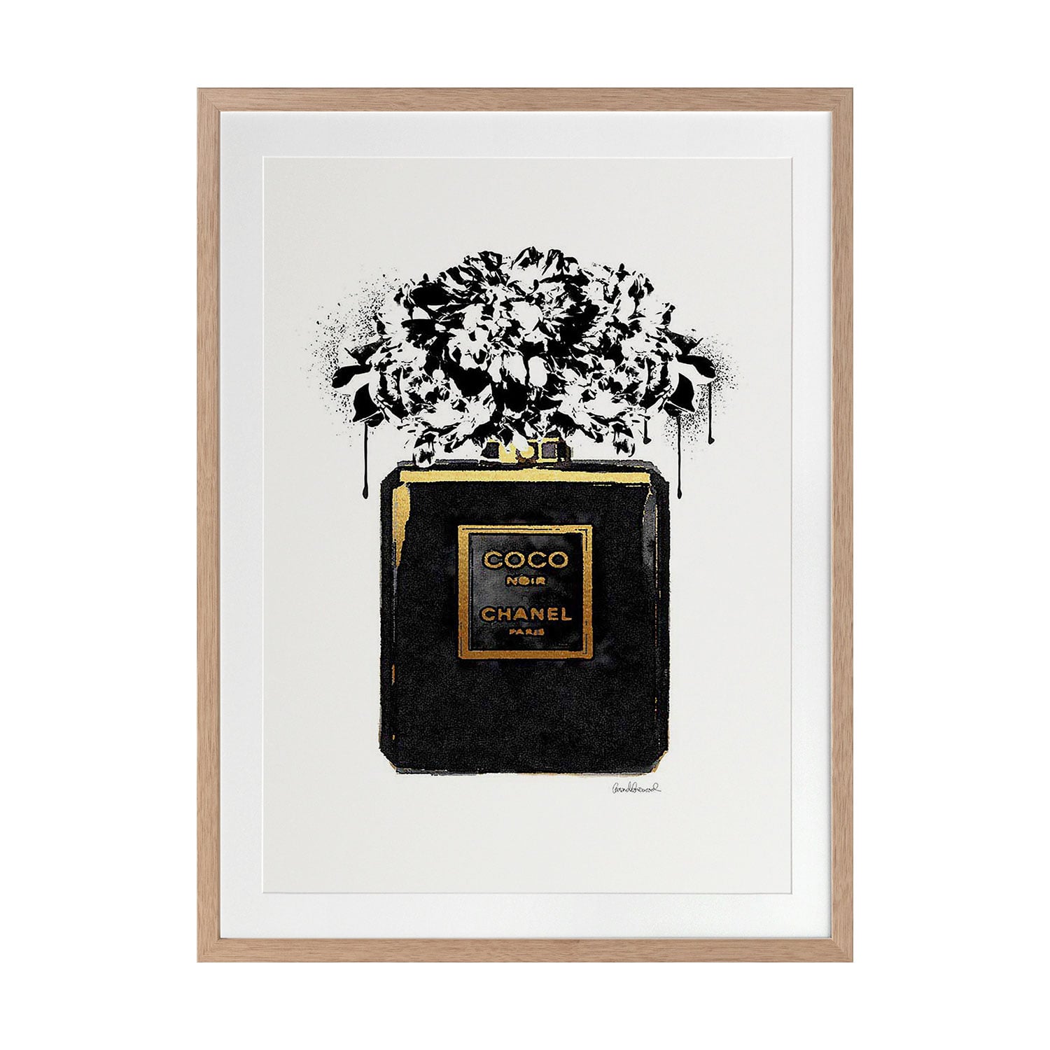 Coco Noir Printed Wall Art