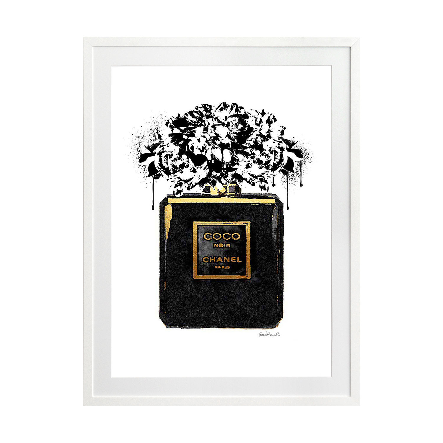 Coco Noir Printed Wall Art