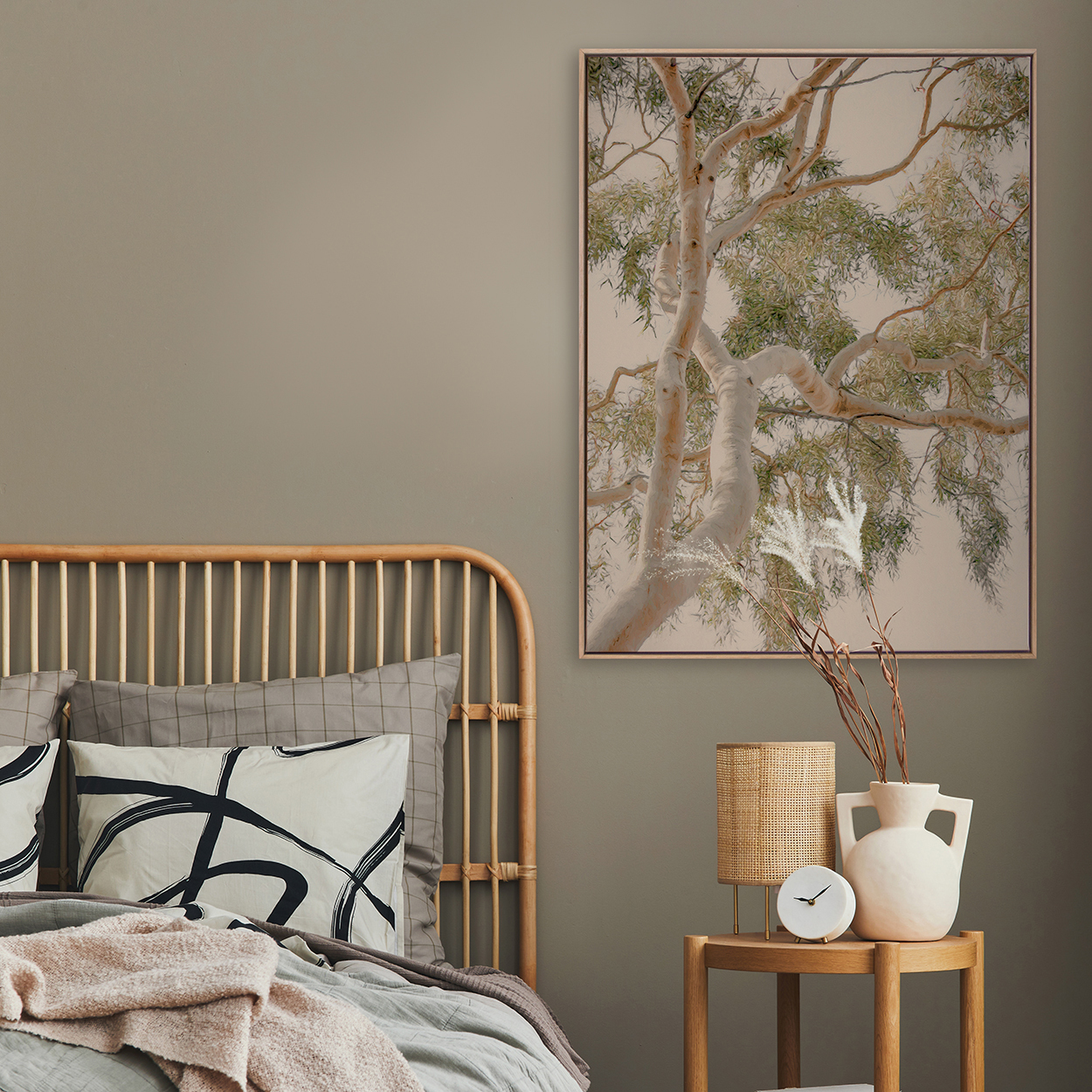 Golden Hour Gum Tree Printed Wall Art
