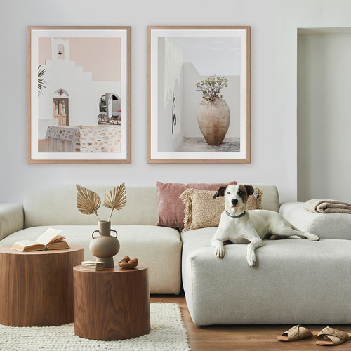 Santorini Chapel Printed Wall Art
