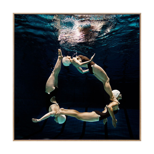 Water Aerobics II Printed Wall Art