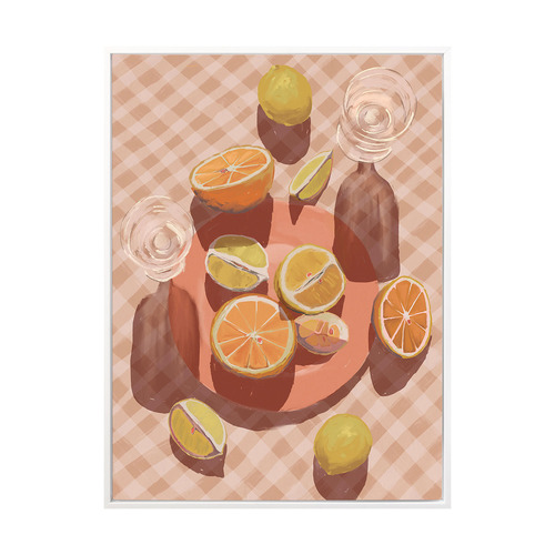 Slice of Orange Printed Wall Art