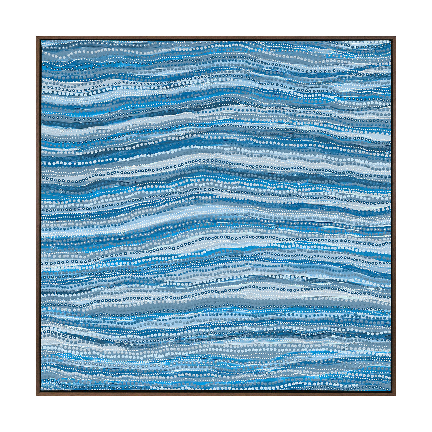 Dhaagun Blue Canvas Wall Art