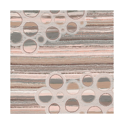 Wiradjuri Yiramiilan Grey Canvas Wall Art