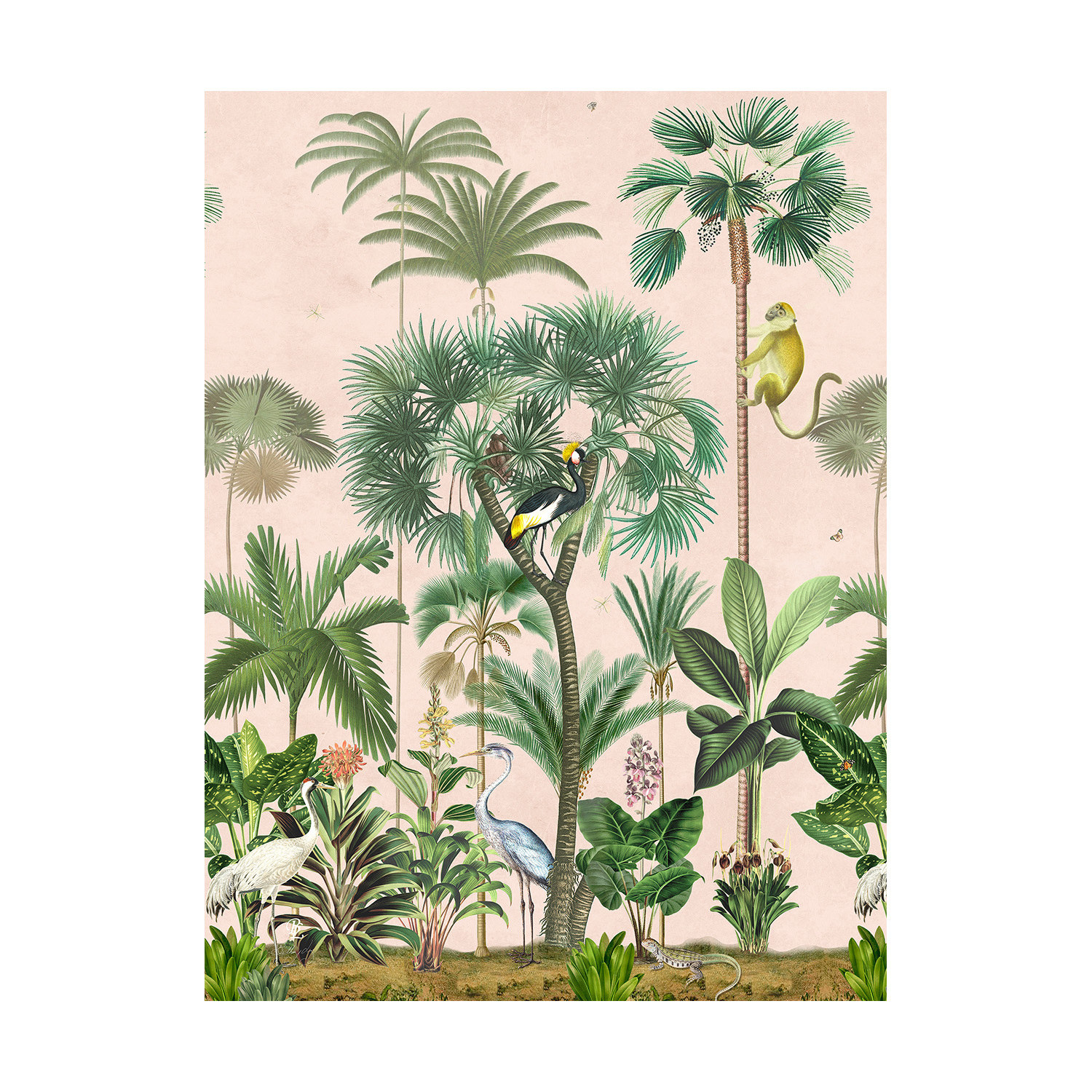 Indian Summer Pink I Printed Wall Art