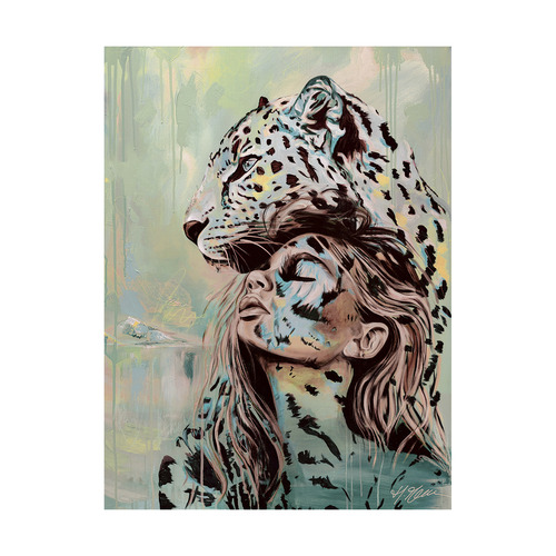Protect Your Peace Teal Printed Wall Art