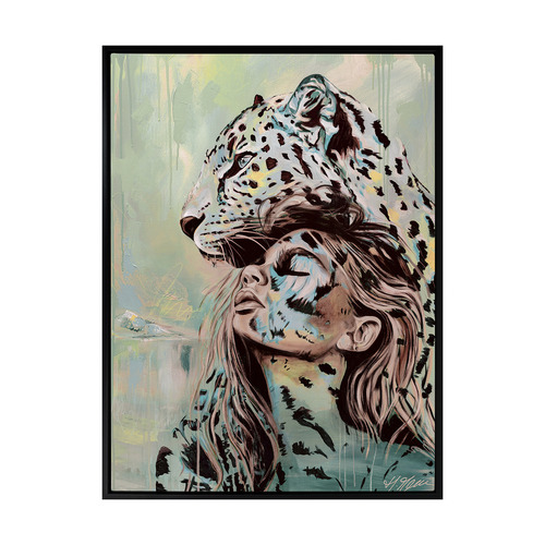 Protect Your Peace Teal Printed Wall Art