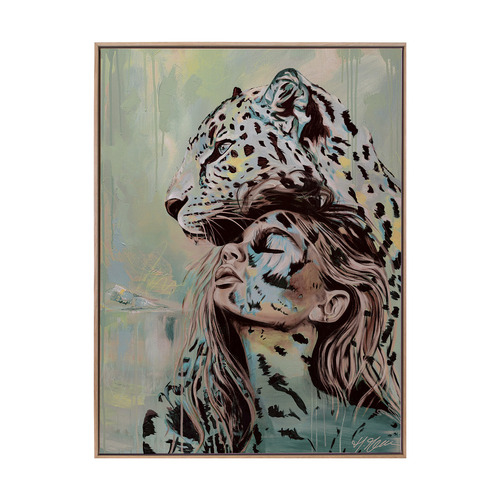Protect Your Peace Teal Printed Wall Art