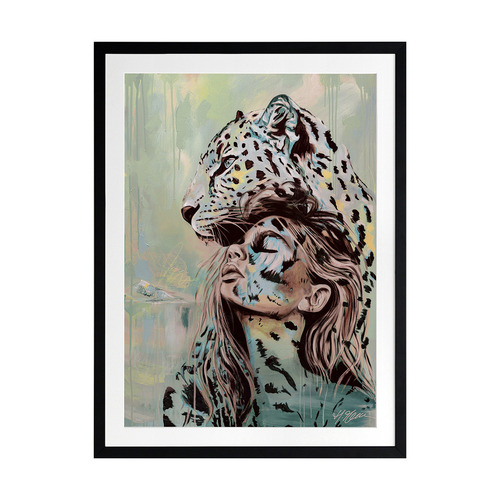 Protect Your Peace Teal Printed Wall Art