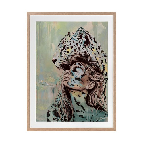 Protect Your Peace Teal Printed Wall Art