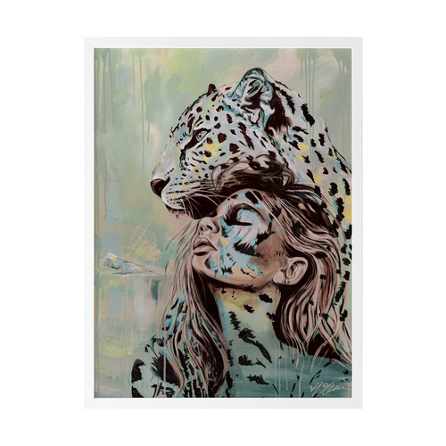 Protect Your Peace Teal Printed Wall Art