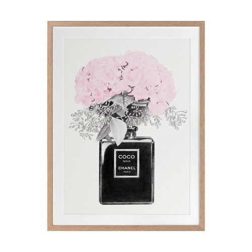 Chanel Noir Printed Wall Art