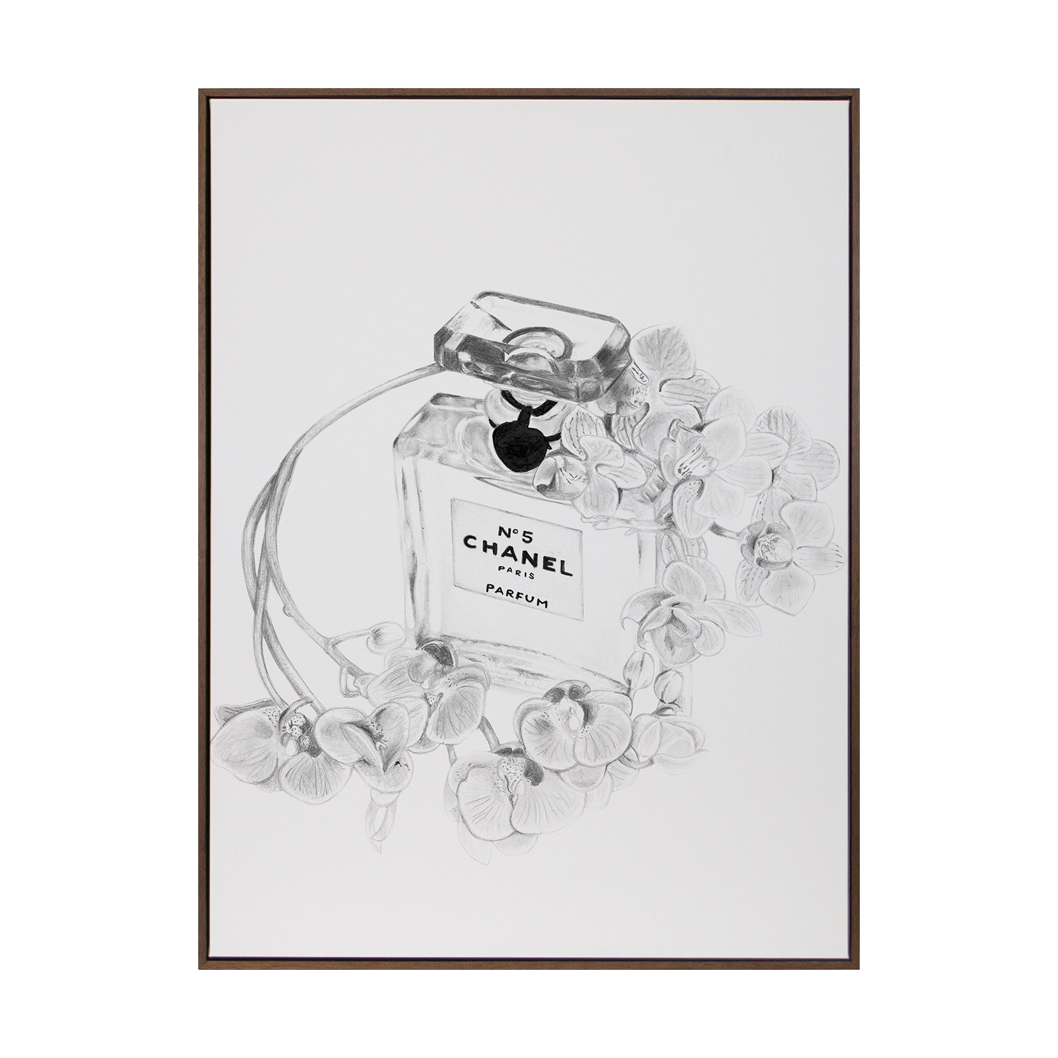 Chanel Bottle Printed Wall Art