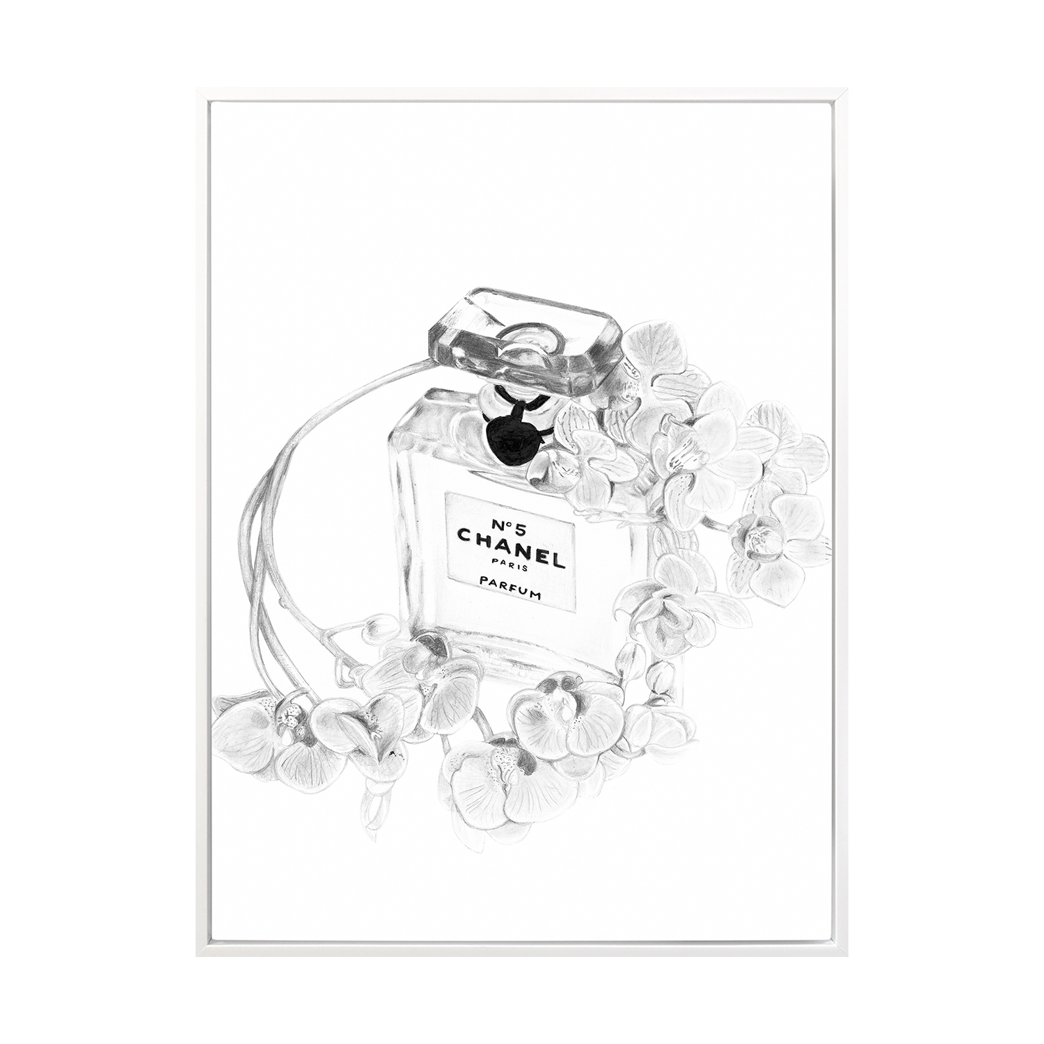 Chanel Bottle Printed Wall Art
