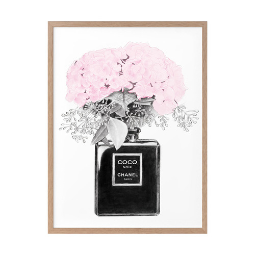 Chanel Noir Printed Wall Art