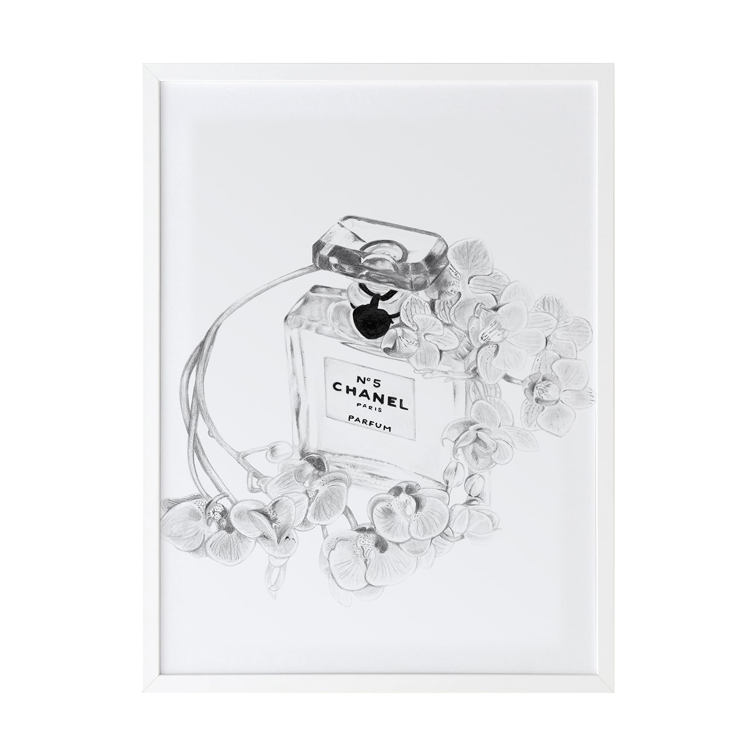 Chanel Bottle Printed Wall Art