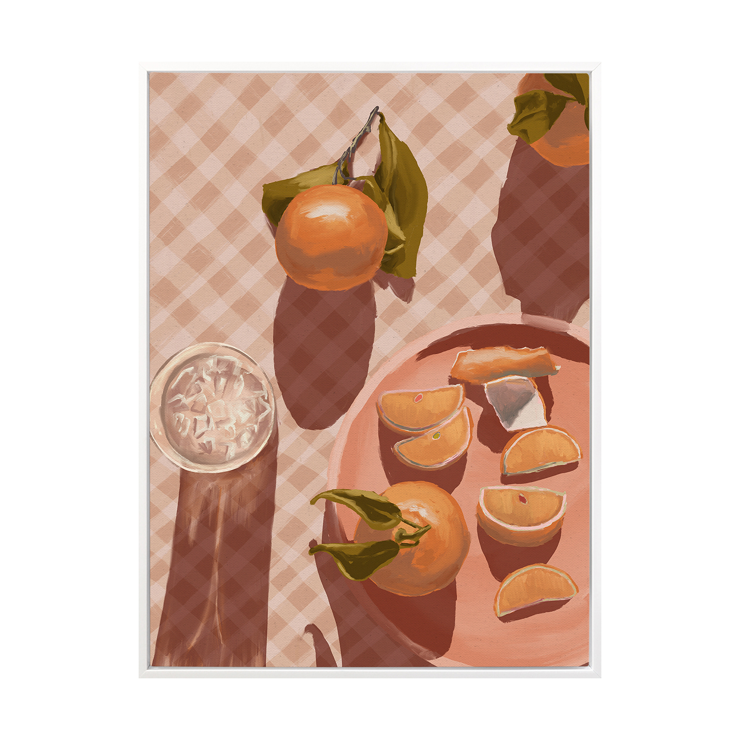 Sunset Mandarins Printed Wall Art