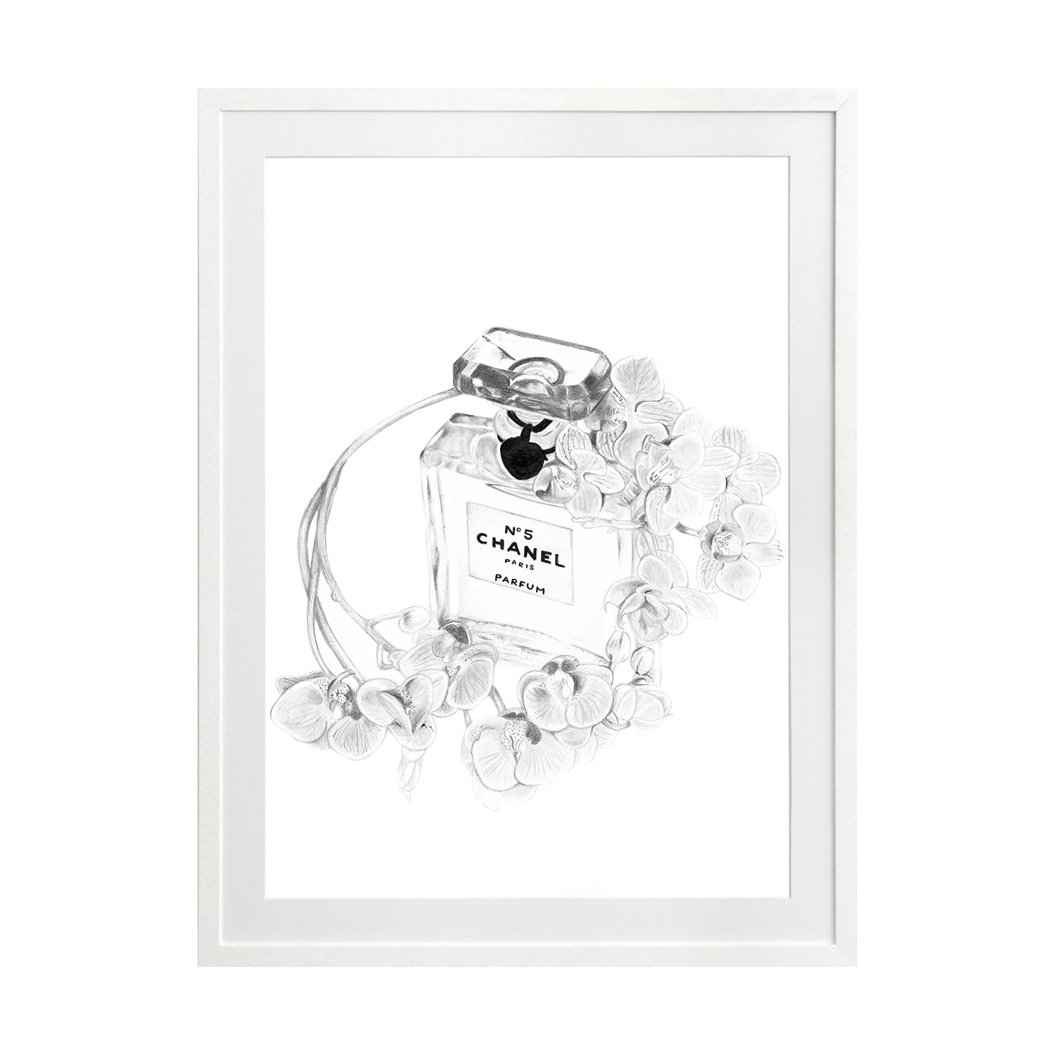 Chanel Bottle Printed Wall Art