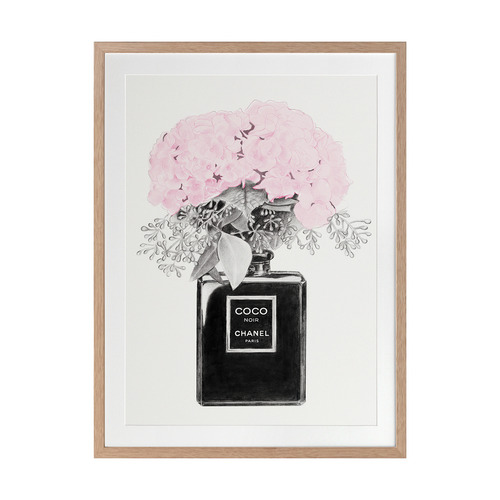 Chanel Noir Printed Wall Art